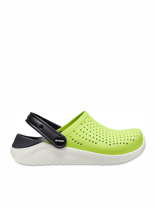 Crocs Kids Anatomic Beach Clogs Literide Green