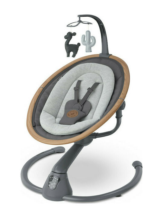 Maxi-Cosi Electric Relax pentru bebeluși Cassia Essential Grafit cu Muzică pentru Copil până la 9kg