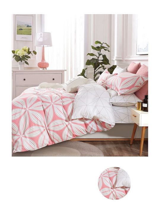 Mc Decor Sheet Sets Queen 240x270cm. 2137 Pink 4pcs