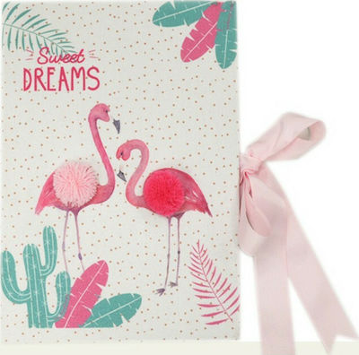 Papercraft Guest Book Flamingo Ροζ