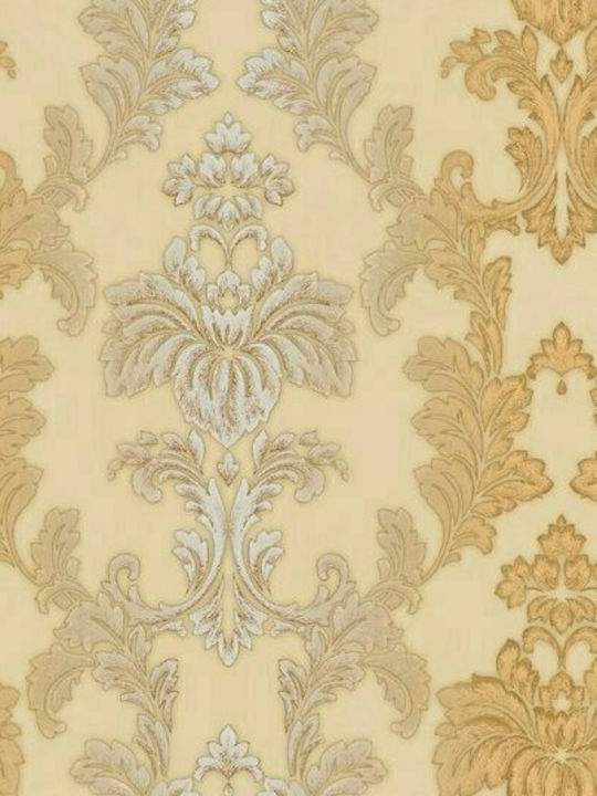 Wallpaper Dimora Vinyl Gold L1005xW106cm