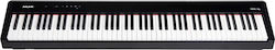 NUX Electric Stage Piano NPK-10 with 88 Weighted Keys Built-in Speakers and Connection with Headphones and Computer Black