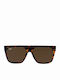 OJO Sunglasses Square Oye Women's Sunglasses with Brown Tartaruga Plastic Frame and Brown Lens 35OEV62009