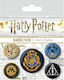 Pyramid International Harry Potter: Hogwarts Σετ Κονκάρδες 5τμχ