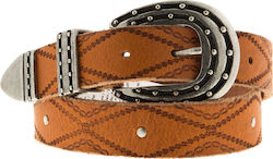 Pepe Jeans Kaia Women's Leather Belt Tabac Brown