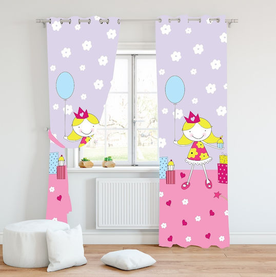 Mc Decor Kids Grommet Top Curtain 4920 Multicolour MCD.PKP.017 140x280cm