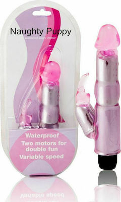 Baile Naughty Puppy Vibrator Vibrator Iepurele D46-149088RS Roz