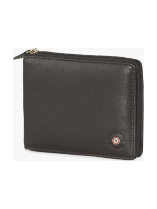 Aeronautica Militare AM-139 Men's Leather Wallet Black