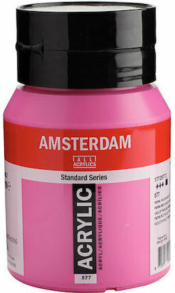Royal Talens Amsterdam All Acrylics Standard Acrylic Paint Set Permanent Red Violet Light 577 500ml 1pcs