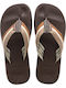 New Urban Way Slapi Bărbați Flip Flops Maro