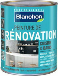 Blanchon Renovation Plastic Paint for Interior Use Beige Cendre 500ml