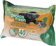 Ferplast Genico Fresh 40 Dog and Cat Wipes for Body Cleansing with Green Tea Alcohol Free