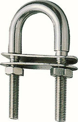 Eval Dock Cleats Inox Τύπου U 8x40mm