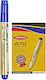 Justnote Yosogo Permanent Marker 2.5mm Rot