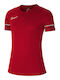 Nike Academy Women's Athletic T-shirt Dri-Fit Red