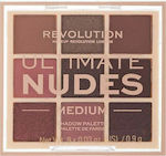 Revolution Beauty Ultimate Nudes Παλέτα με Σκιές Ματιών σε Στερεή Μορφή Medium 8.1gr