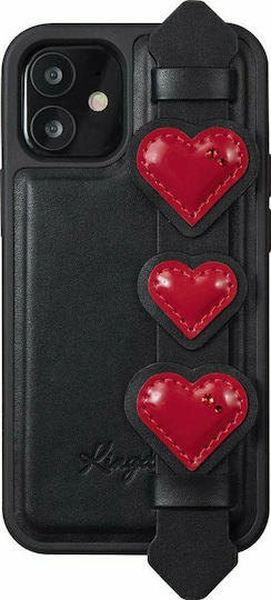 Kingxbar Sweet Series with Swarovski Crystals Back Cover Piele artificială Negru (iPhone 12 Pro Max)