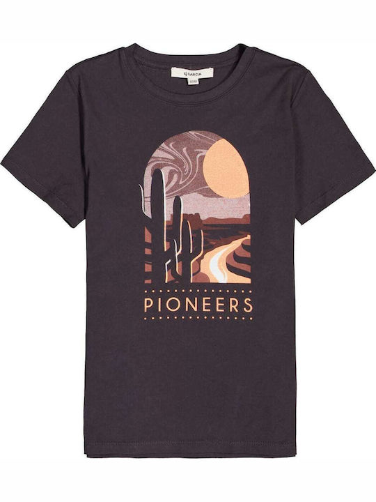 Garcia Jeans Παιδικό T-shirt Γκρι Pioneers