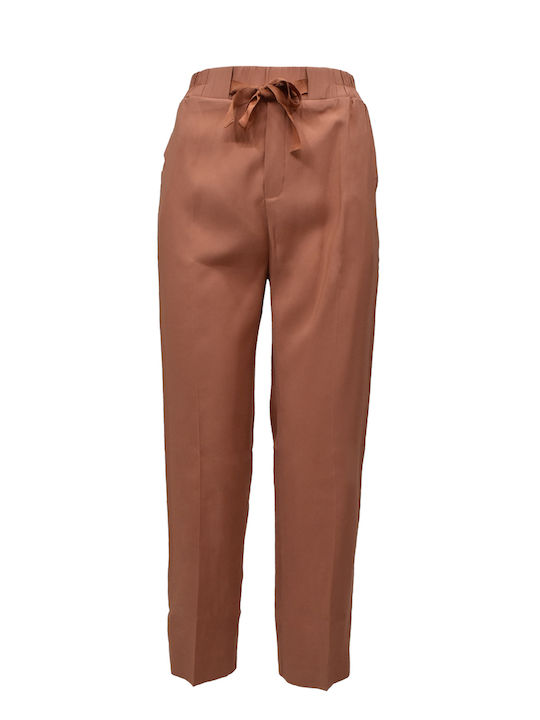 GRACE & MILA ROSE FLOWY PANTALON - CHARLOT ROSE