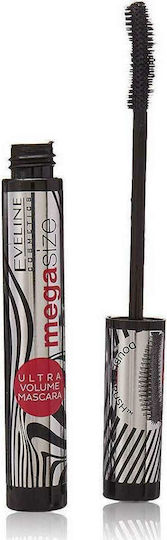 Eveline Mega Size Lashes Ultra Double Brush Mascara for volume Black 10ml