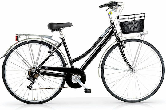 MBM Central 28" 2019 Lady Μαύρο Ποδήλατο Πόλης με 6 Ταχύτητες