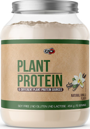 Pure Nutrition Plant Protein Без Глутен & Лактоза с Вкус Естествена ванилия 454гр