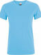 Sol's Regent Women's Short Sleeve Promotional T-Shirt Sky Blue