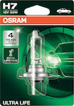 Osram Λάμπα Αυτοκινήτου Ultra Life H7 Αλογόνου 12V 55W 1τμχ