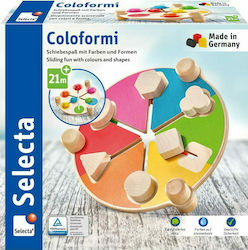 Selecta Formsortierspielzeug Πίνακας Χρωμάτων με Σχήματα Διπλής Όψης aus Holz für 24++ Monate