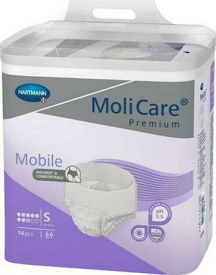 Hartmann MoliCare Premium Mobile Scutece Chiloți pentru Incontinență 8 picături Mici 14buc