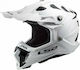 LS2 MX700 Subverter Evo Motocross Helmet DOT / ECE 22.05 1300gr White MX700SEW