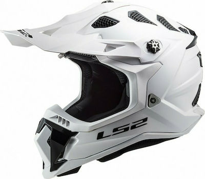 LS2 MX700 Subverter Evo Motocross Helmet DOT / ECE 22.05 1300gr White MX700SEW