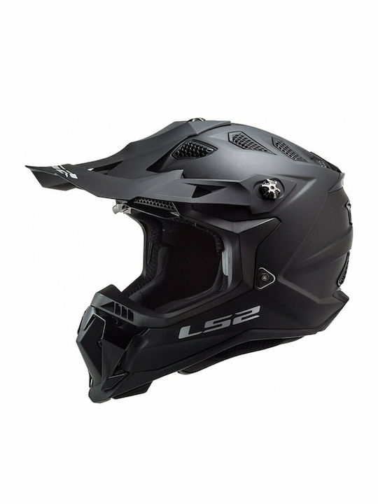 LS2 MX700 Subverter Evo Noir Matt Black Κράνος Μηχανής Motocross 1300gr