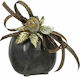 Marhome Tabletop New Year's Lucky Charm Pomegranate Bronze Ceramic 9x10cm
