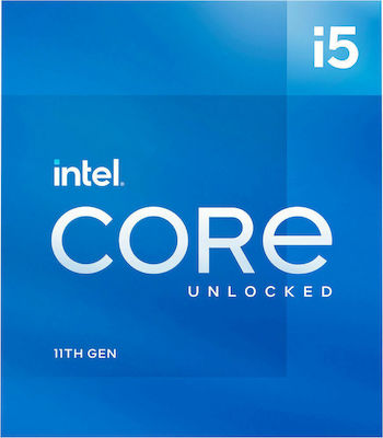 Intel Core i5-11600K 3.9GHz Επεξεργαστής 6 Πυρήνων για Socket 1200 σε Κουτί