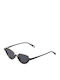 AV Sunglasses Evelyn Women's Sunglasses with Black Frame and Black Polarized Lenses