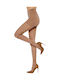 Women's Gradual Compression Tights with Latex Gatta Body Relax Diane 40 Den in Leather