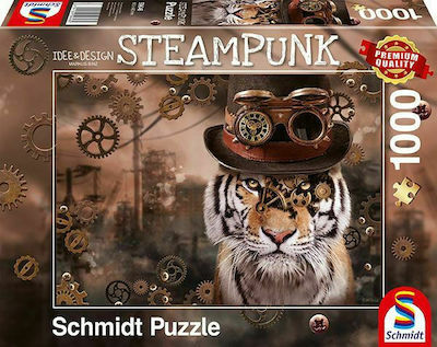 Steampunk Tiger Puzzle 2D 1000 Pieces