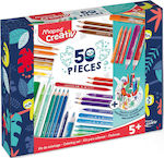 Maped Creative Painting Set 50 Piece Colouring Set 50pcs 907037