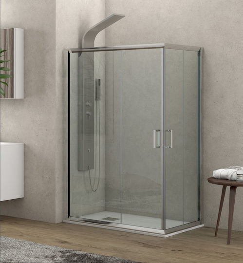 Karag New Flora 100 Cabin for Shower with Sliding Door 70x110x180cm Clear Glass