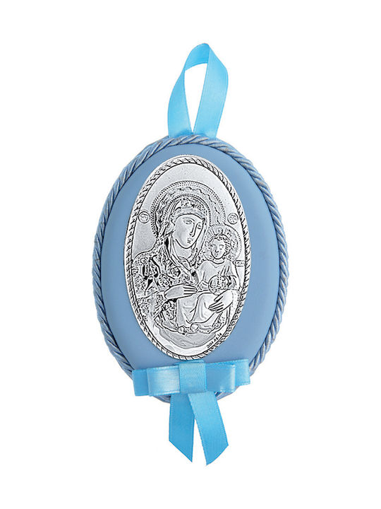 Prince Silvero Икони Детски Талисман с Дева Мария от Сребро MA-D516-C