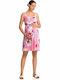 Vamp Nightgown Maternity & Nursing Fuchsia