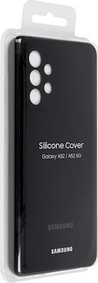 Samsung Silicone Cover Задна корица Силикон Черно (Галакси А52 / А52с) EF-PA525TBEGWW