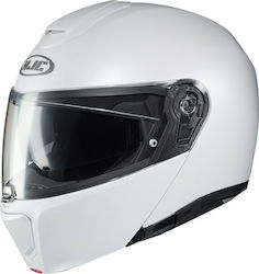 HJC RPHA 90 Flip-Up Helmet with Pinlock and Sun Visor DOT / ECE 22.05 1470gr Pearl White KR2182