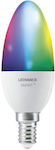 Ledvance Smart Λάμπα LED για Ντουί E14 RGBW 470lm Dimmable