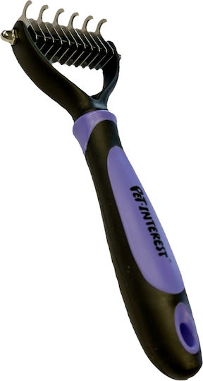 Pet Interest Trimmer Comb for Misc Hair Lengths with Razor for Hair Removal