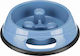 Trixie Feed Πλαστικό Μπολ Φαγητού & Νερού για Σκύλο Slow Feeder σε Μπλε χρώμα 2 θέσεων των 450ml 20cm