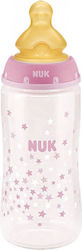 Nuk First Choice Plus για 0-6 months Stars - Pink 300ml 1pcs