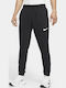 Dri-FIT Glossy Sweatpants with Elastic Black