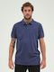 Emerson 211.EM35.69GD Men's Short Sleeve Blouse Polo Dark Blue